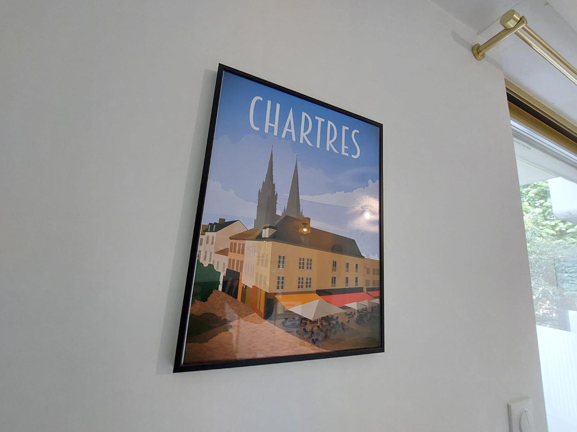 L'echappee Avec Lit Double Et Parking Sous-sol Privatif * Chartres