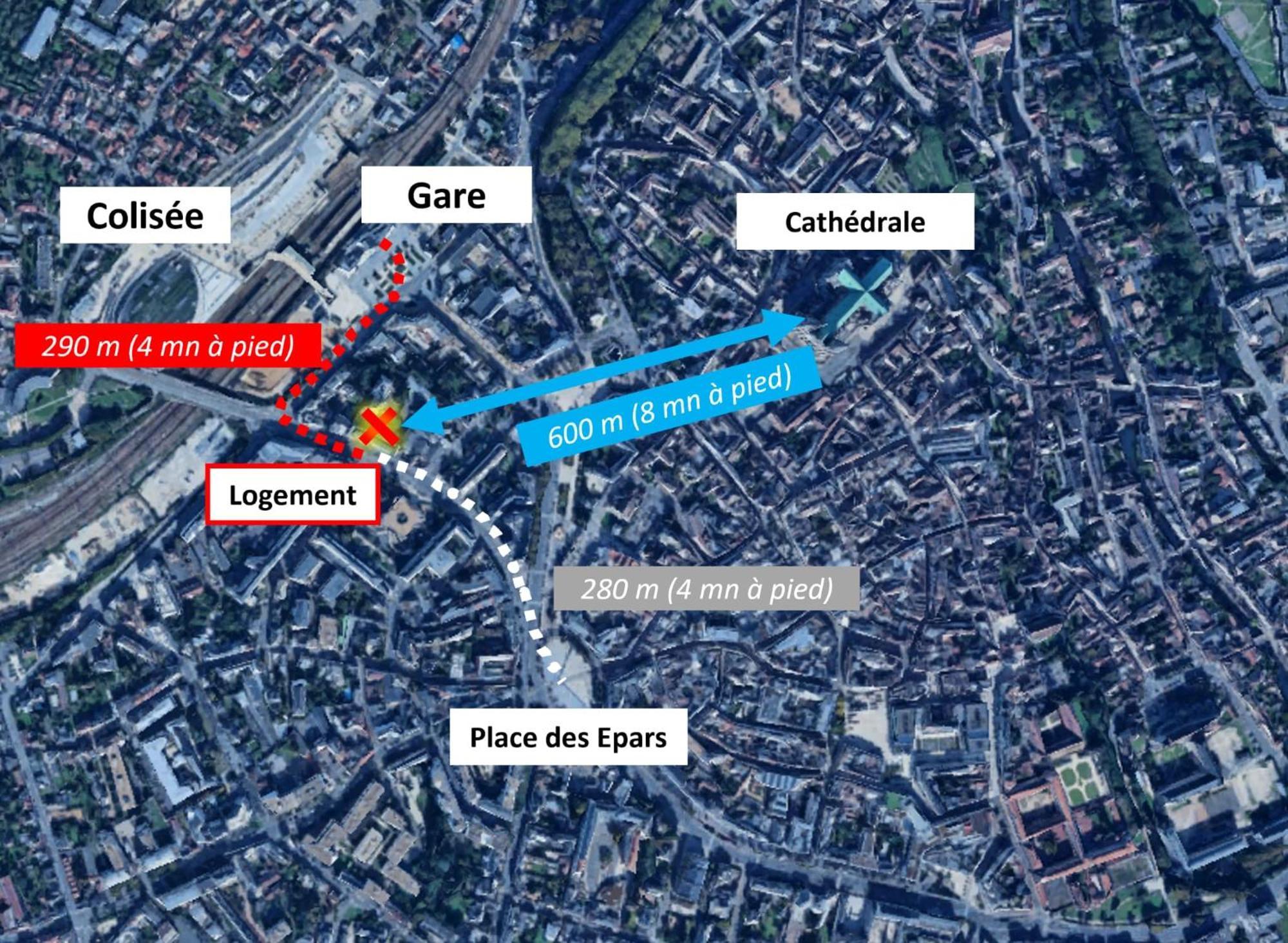 L'echappee Avec Lit Double Et Parking Sous-sol Privatif *